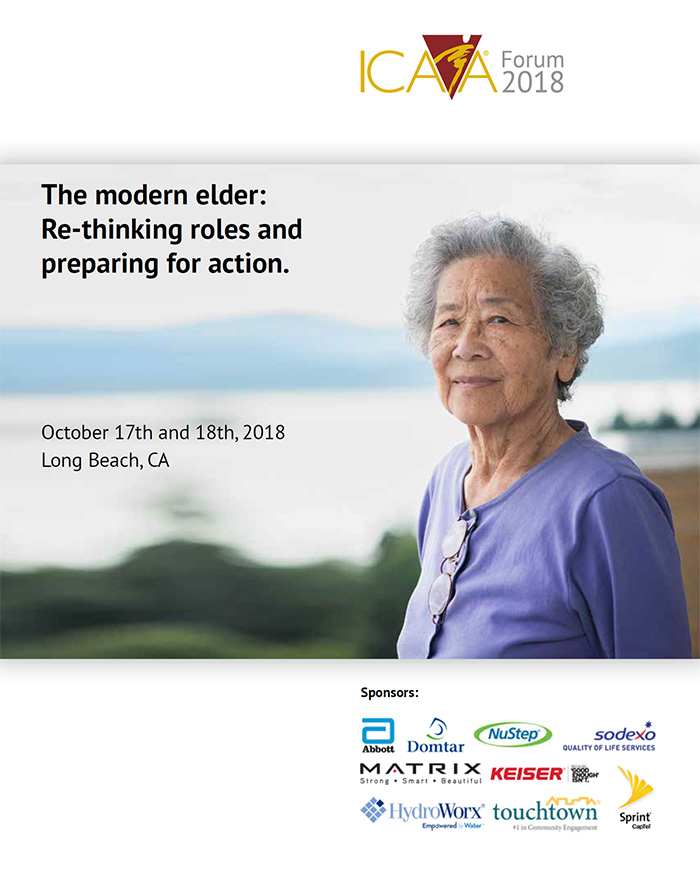 ICAA Fall Forum 2018: The modern elder: Re-thinking roles and preparing for action.